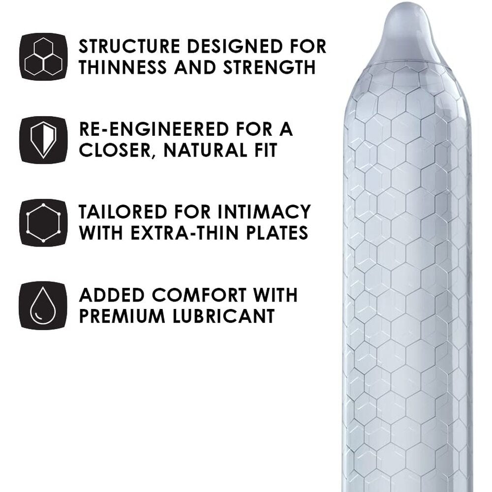 LELO Hex Original Condoms 3 Pack