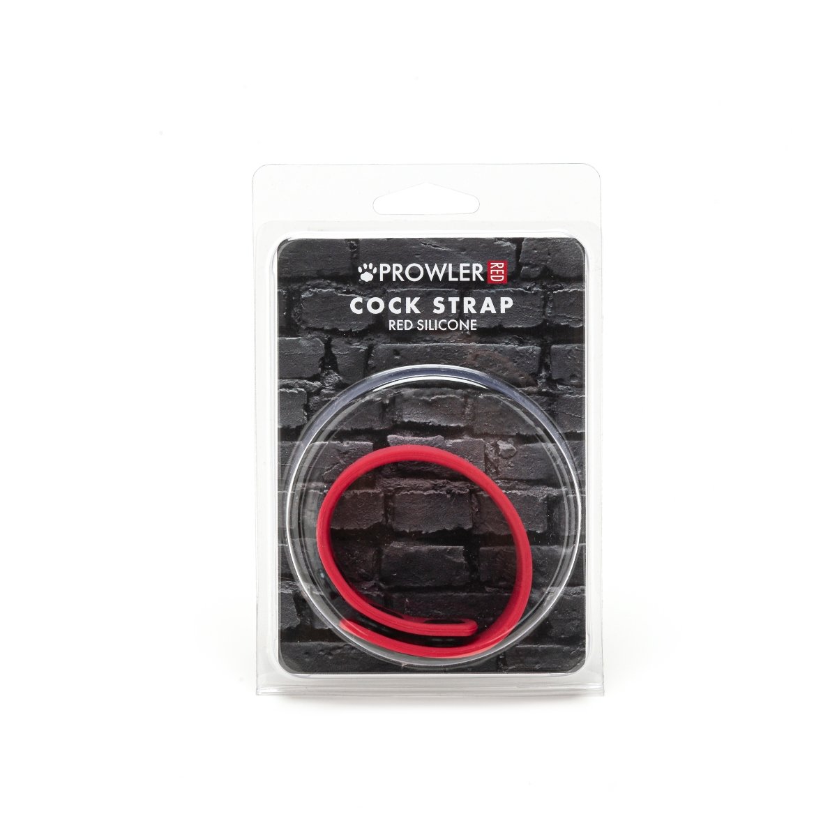 Red Silicone Cock Strap