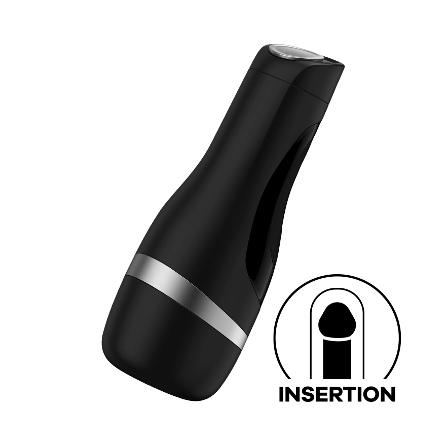 Satisfyer Men Classic Black/Silver Masturbator
