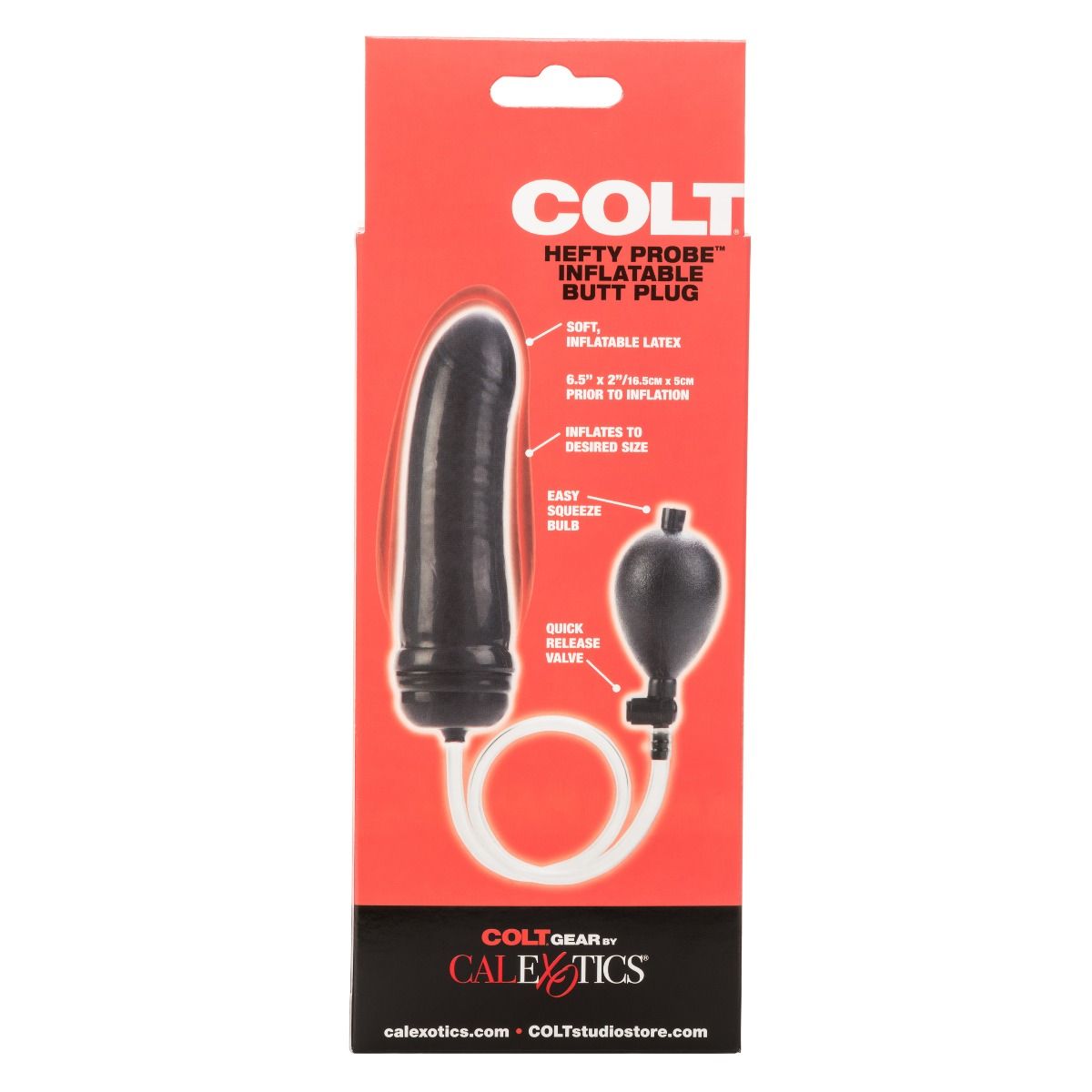 COLT Hefty Probe Inflatable Butt Plug