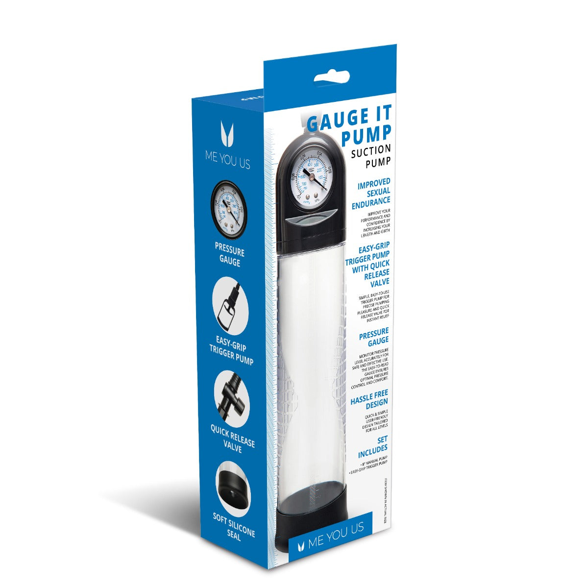 Gauge It Suction Penis Pump