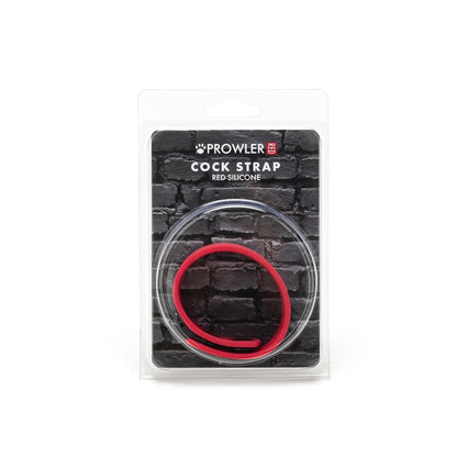 Red Silicone Cock Strap