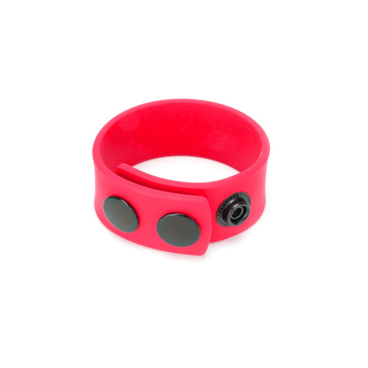 Red Silicone Cock Strap